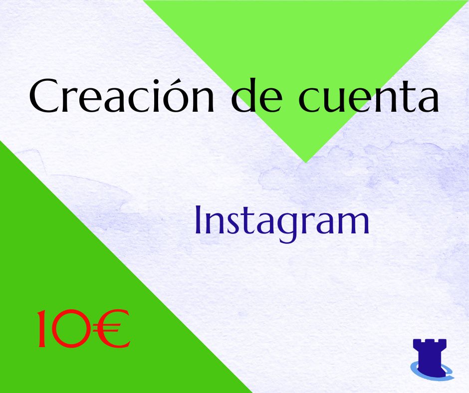 Creación cuenta Instagram