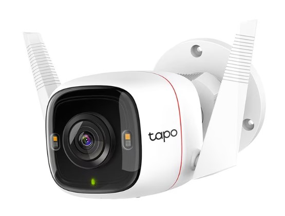 Cámara de vigilancia TP-Link Tapo C320WS, 2K QHD, Sensor Nocturno, IP66, Control por voz