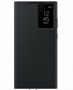 Funda con tapa inteligente negra para Samsung Galaxy S23 Ultra