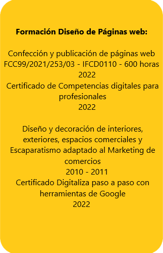 Diseño páginas web