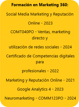 Formación en Marketing