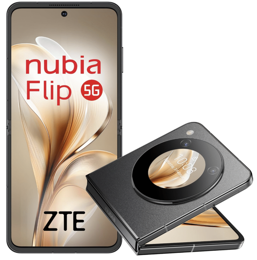 Smartphone ZTE Nubia Flip 5G 8GB 256GB Snapdragon 7 Gen 1 Negro