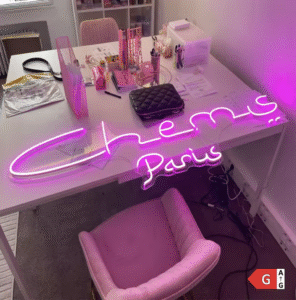 Letrero Led de neón personalizado, luz de neón para negocio o decoración