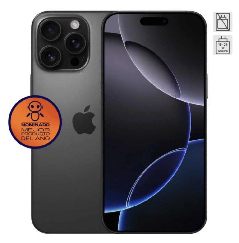 Apple iPhone 16 Pro Max 256GB Titanio Negro Libre